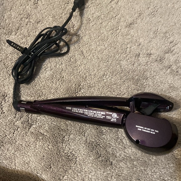 Infiniti PRO Conair Ionic Auto Rotating Curling Iron Purple with Instructions - Picture 7 of 11